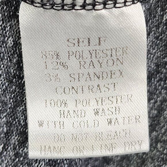 Womens Skönahet Black Native Boho Hoodie Sweatshirt V Neck Tie Long Sleeve XL - Picture 7 of 11